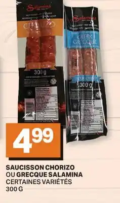 L'Intermarché SAUCISSON CHORIZO OU GRECQUE offer