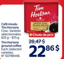 Walmart Tim Hortons ground coffee offer
