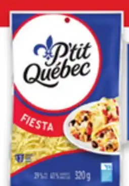 Walmart P'tit Québec cheese block 400 g or shreds 320 g offer