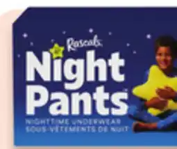 Walmart Rascals Night Pants nighttime underwear offer