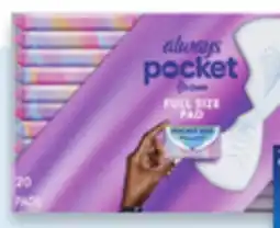 Walmart Always Flexfoam pads offer