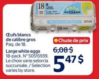 Walmart Large white eggs offer