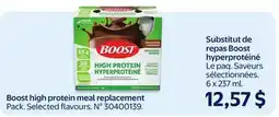 Walmart Boost Boost high high protein protein meal replacement offer