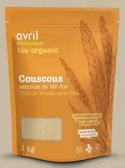 Avril couscous bio offer