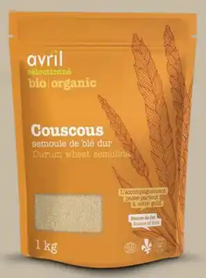 Avril couscous bio offer