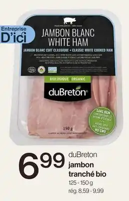 Avril jambon tranché bio offer