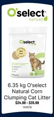 Ren’s Pets Depot O'select Natural Corn Clumping Cat Litter offer