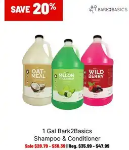 Ren’s Pets Depot 1 Gal Bark2Basics Shampoo & Conditioner offer