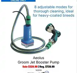 Ren’s Pets Depot Aeolus Groom Jet Booster Pump offer