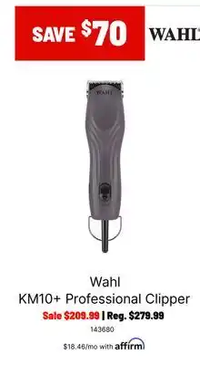 Ren’s Pets Depot Wahl KM10 + Professional Clipper offer