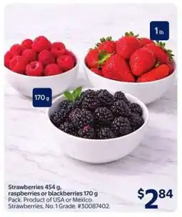 Walmart Strawberries, raspberries or blackberries offer