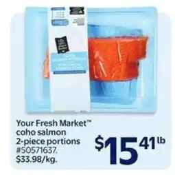 Walmart Your Fresh Market Coho Salmon offer
