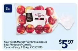 Walmart Your Fresh Market Ambrosia Apples offer