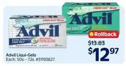 Walmart Advil Liqui-Gels offer