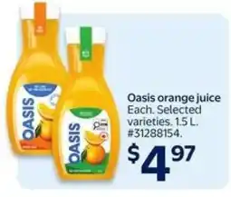 Walmart Oasis Orange Juice offer