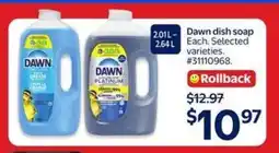 Walmart DAWN DISH SOAP offer