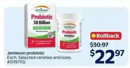 Walmart Jamieson Probiotic offer