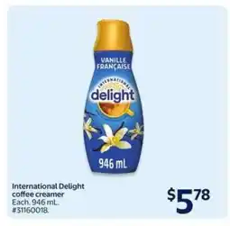 Walmart International Delight Coffee Creamer offer