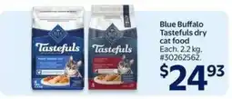 Walmart Blue Buffalo Tastefuls dry cat food offer
