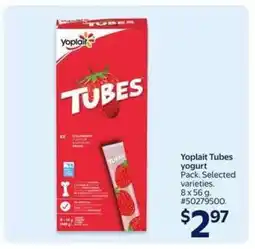 Walmart Yoplait Tubes Yogurt offer
