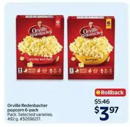 Walmart Orville Redenbacher Popcorn 6-Pack offer