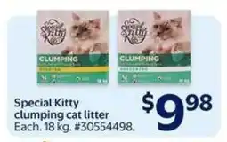 Walmart Special Kitty Clumping Cat Litter offer