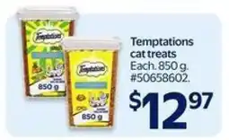 Walmart TEMPTATIONS CAT TREATS offer