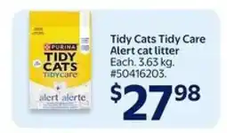 Walmart Tidy Cats Tidy Care Alert Cat Litter offer