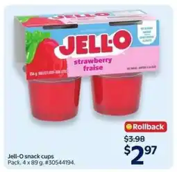 Walmart Jell-O snack cups offer
