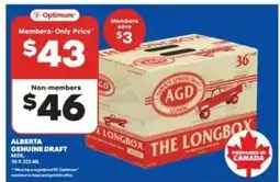 Real Canadian Liquorstore Alberta Genuine Draft Beer offer