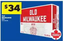 Real Canadian Liquorstore OLD MILWAUKEE offer