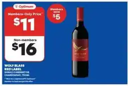 Real Canadian Liquorstore Wolf Blass Red Label offer
