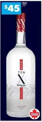 Real Canadian Liquorstore DECA Ten X Distilled Vodka offer
