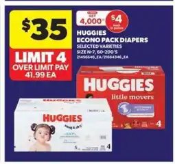 Real Canadian Superstore Huggies Econo Pack Diapers offer