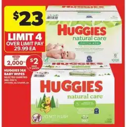 Real Canadian Superstore Huggies Natural Care Baby Wipes offer