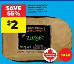 Real Canadian Superstore FARMER'S MARKET RUSSET POTATOES offer