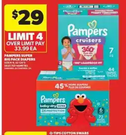 Real Canadian Superstore Pampers Super Big Pack Diapers offer