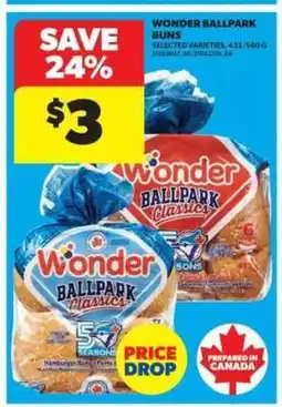 Real Canadian Superstore WONDER BALLPARK BUNS offer