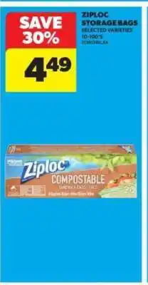 Real Canadian Superstore Ziploc Storage Bags offer