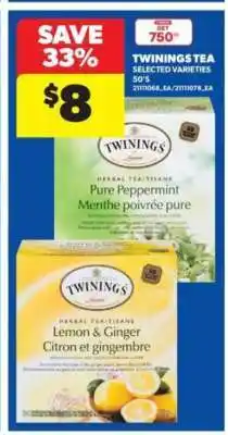 Real Canadian Superstore TWININGS TEA offer