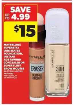 Real Canadian Superstore Maybelline Superstay Products offer