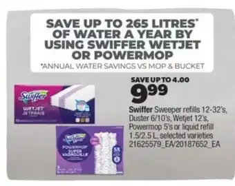 Real Canadian Superstore Swiffer Sweeper Refills offer