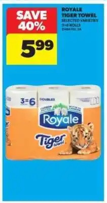 Real Canadian Superstore Royale Tiger Towel offer