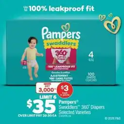 Real Canadian Superstore Pampers Swaddlers 360° Diapers offer