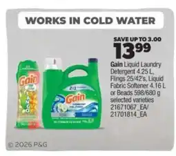 Real Canadian Superstore Gain Liquid Laundry Detergent offer