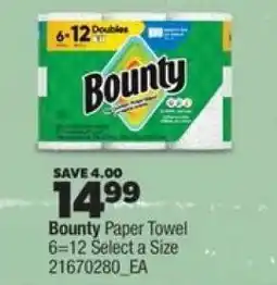 Real Canadian Superstore Bounty Paper Towel offer