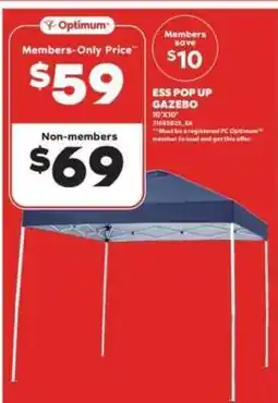 Real Canadian Superstore ESS POP UP GAZEBO offer