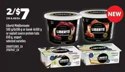 Real Canadian Superstore Liberté Méditerranée or Greek Yogurt offer