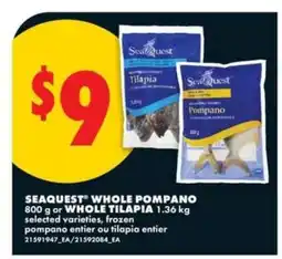 No Frills Seaquest Whole Pompano or Whole Tilapia offer