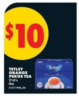 No Frills Tetley Orange Pekoe Tea offer